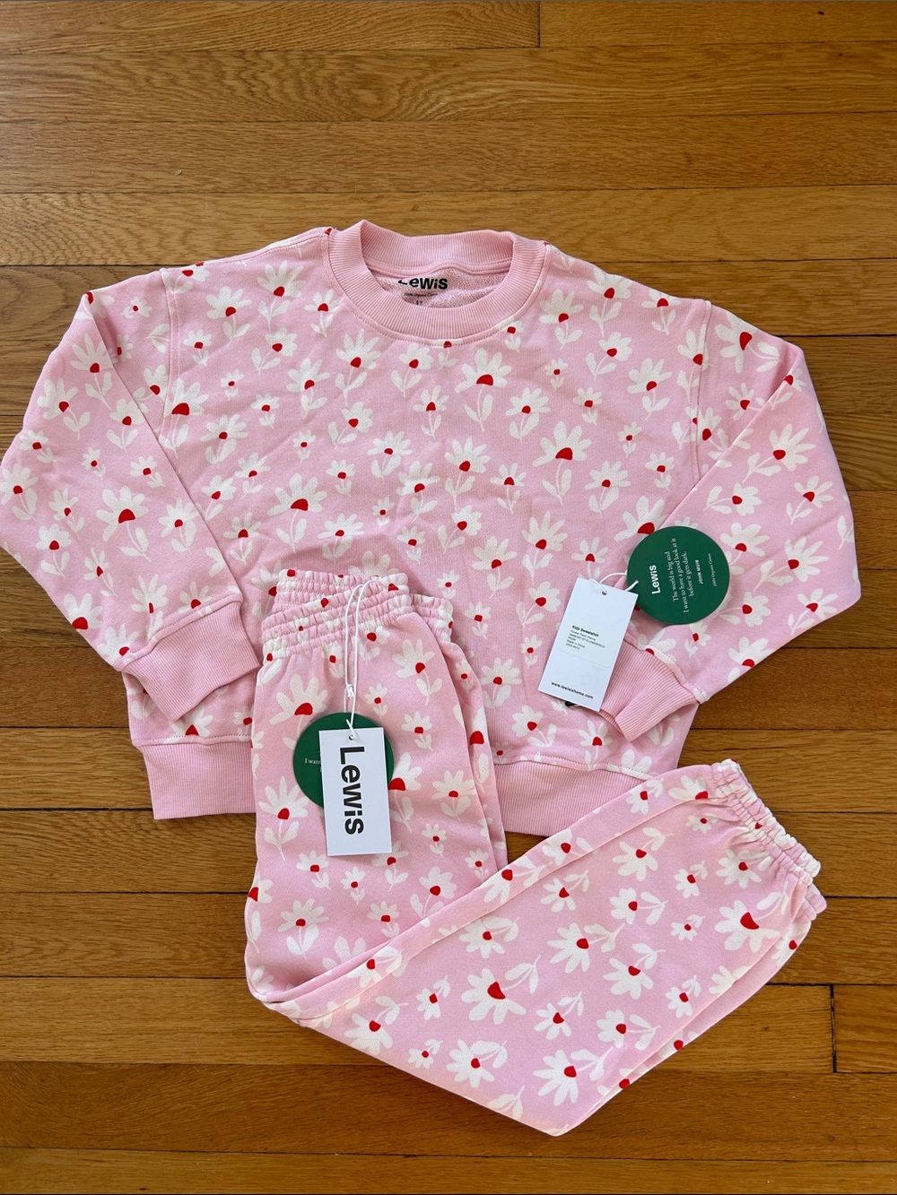 Lewis Organic Cotton Floral Two-Piece Set